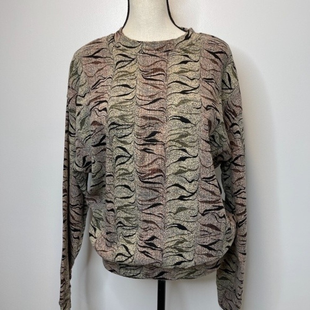 Jhane Barnes Womens Beautiful Print Top